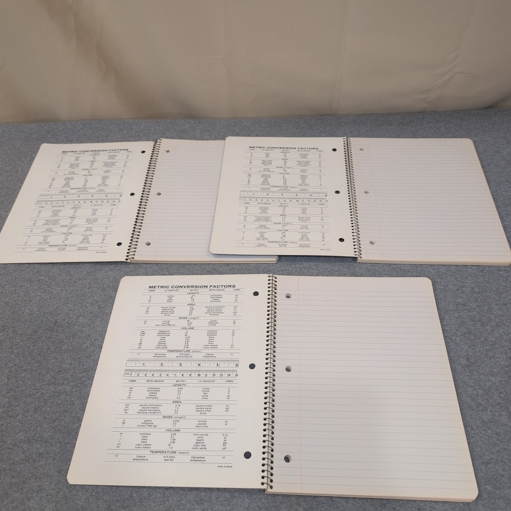 Anniston High School Bulldogs Spiral Notebooks Lot of 3 Blue Orange Alabama - Picture 4 of 4